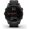 Часы GARMIN FENIX 7S SAPPHIRE SOLAR CARBON GRAY DLC TITANIUM WITH BLACK BAND 11151