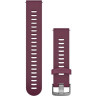 Ремешок GARMIN QUICK RELEASE BAND 20MM BERRY/STAINLESS FR245 10578
