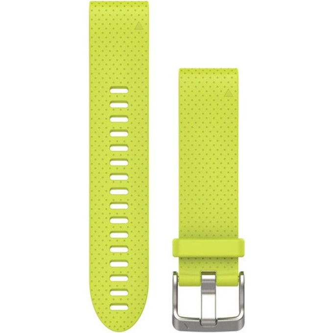 Ремешок GARMIN QUICKFIT BAND 20 MM AMP YELLOW SILICONE 10061