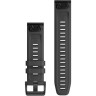 Ремешок GARMIN QUICKFIT BAND 22MM SLATE GRAY SILICONE WITH BLACK HARDWARE 10648