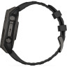 Смарт-часы GARMIN FENIX 8 – 47 мм, Solar Sapphire, титан с DLC-покрытием Carbon Gray и силиконовым ремешком черного/серого цвета 010-02906-11